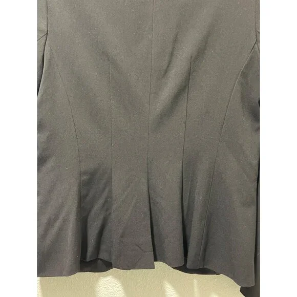 XOXO Women’s Black Blazer Size L Single Button Office Work Jacket - Picture 8 of 12